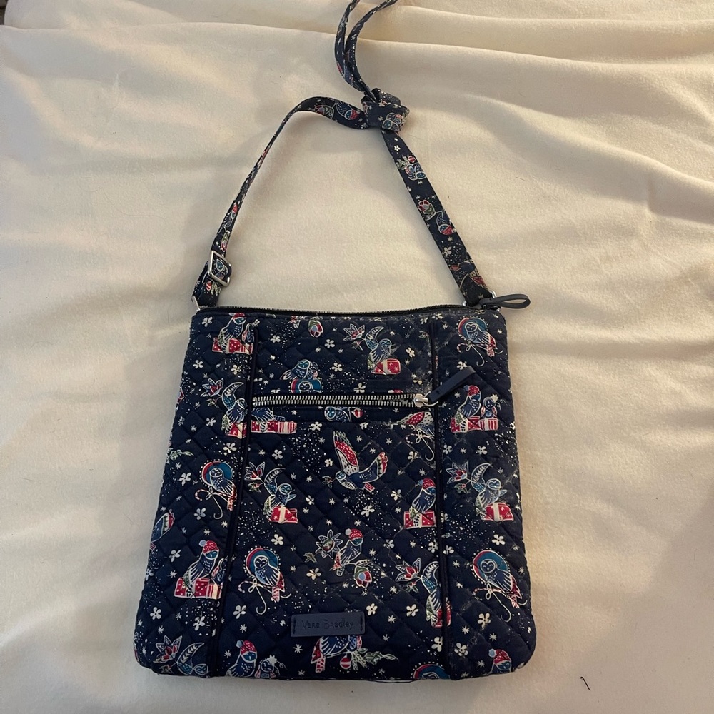 Vera Bradley Christmas owl crossbody purse